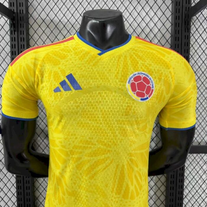 Mens Colombia 2025/26 Home Jersey Player Version 3