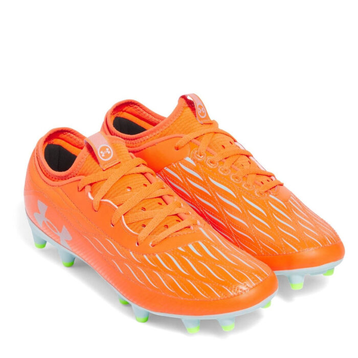 Under Armour Magnetico Junior Firm Ground Football Boots – Ares Red - Image 5