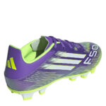 adidas F50 Messi Firm Ground Football Boots – Purple/White - Image 4
