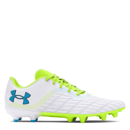 Under Armour Junior Firm Ground Football Boots – White