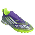 adidas F50 Junior Multi-Ground Football Boots – Purple/White - Image 3
