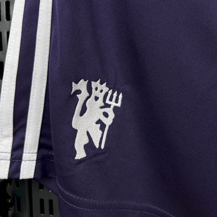 Mens Manchester United 2025/26 Away Shorts 3