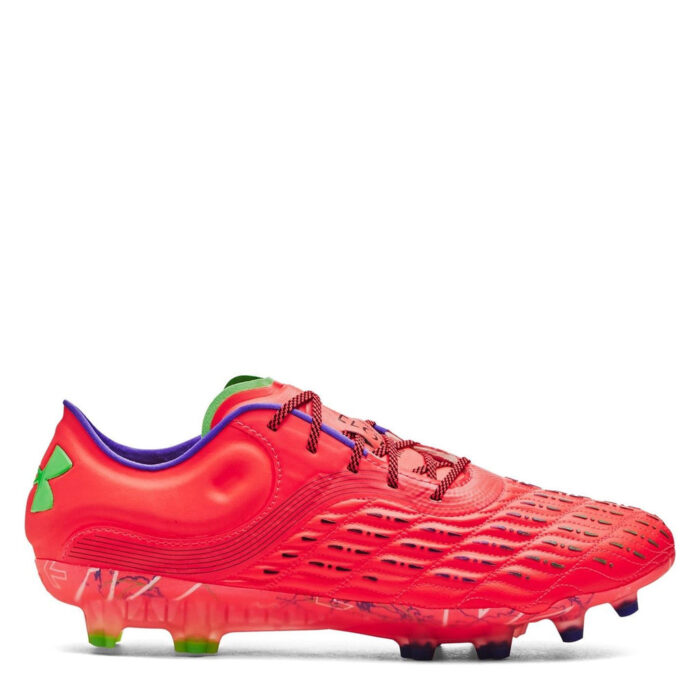 Under Armour Clone Magnetico Firm Ground Football Boots – Red/Green – view 6