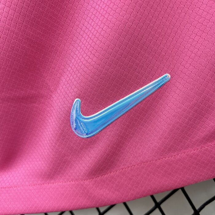 Mens Barcelona 2025/26 Pink Shorts 3