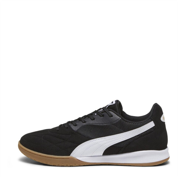 Puma Top Indoor Football Boots – Black/White – view 8