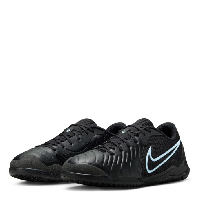 Nike Tiempo Legend 10 Indoor Football Boots – Black/Black - Image 4