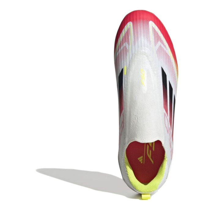 adidas F50 Junior Firm Ground Football Boots – White/Red - Image 5