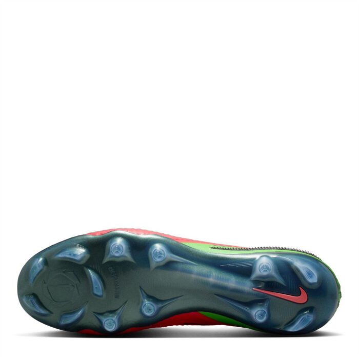 Nike Phantom 6 Low Firm Ground Football Boots – Pink/Green Strk – view 3