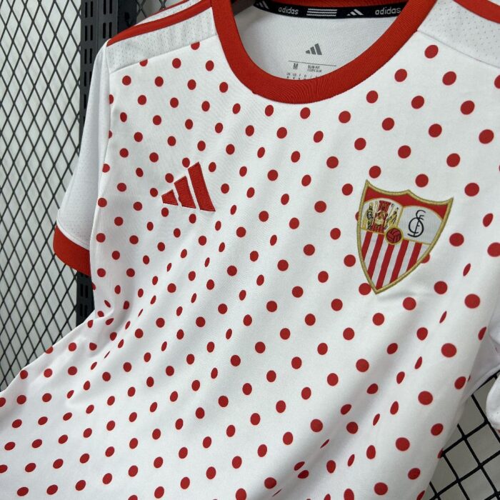 Mens Sevilla FC 2025/26 Pre-Match Jersey 2