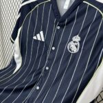 Mens Real Madrid 2025/26 Baseball Jersey 1