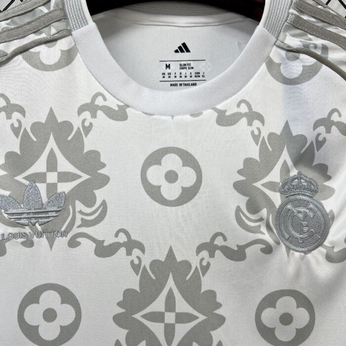 Mens Real Madrid 2025/26 Louis Vuitton Joint Edition Jersey 5