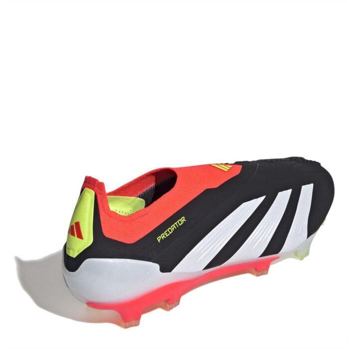 adidas Predator 24 Firm Ground Football Boots – Black/White/Red - Image 4
