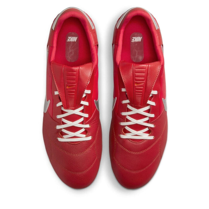 Nike Premier 3 Firm Ground Football Boots – Red/White - Image 6