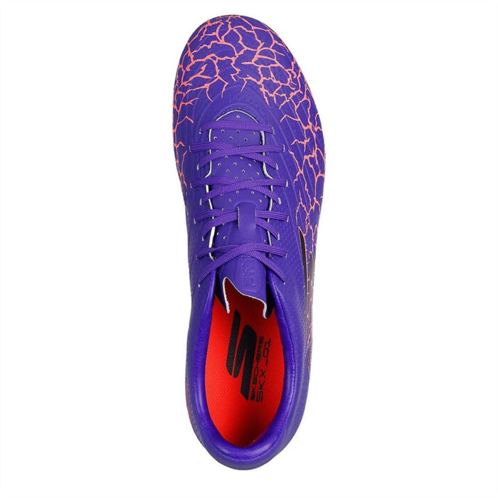 Skechers Skx_01 Gold Firm Ground Football Boots – Purple/Black – view 5