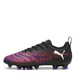 Puma Future 8 Junior Firm Ground Football Boots – Black/Purple – view 8