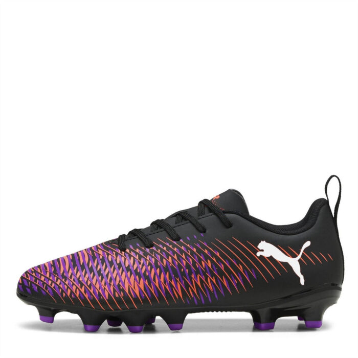 Puma Future 8 Junior Firm Ground Football Boots – Black/Purple – view 8