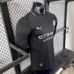 Mens Manchester City 2025/26 Away Long Sleeve Jersey Player Version 2