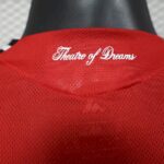 Mens Manchester United 2025/26 Home Long Sleeve Jersey Player Version 7