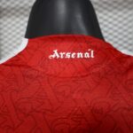 Mens Arsenal 2025/26 Home Long Sleeve Jersey Player Version 8