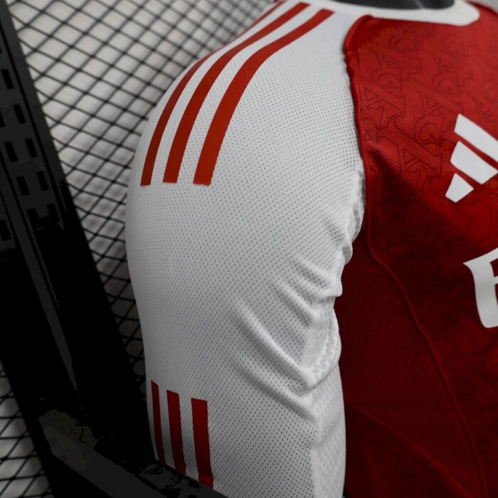 Mens Arsenal 2025/26 Home Long Sleeve Jersey Player Version 5
