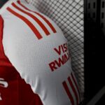 Mens Arsenal 2025/26 Home Long Sleeve Jersey Player Version 3