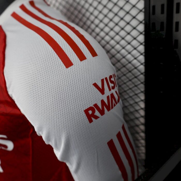 Mens Arsenal 2025/26 Home Long Sleeve Jersey Player Version 3