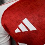 Mens Arsenal 2025/26 Home Long Sleeve Jersey Player Version 2