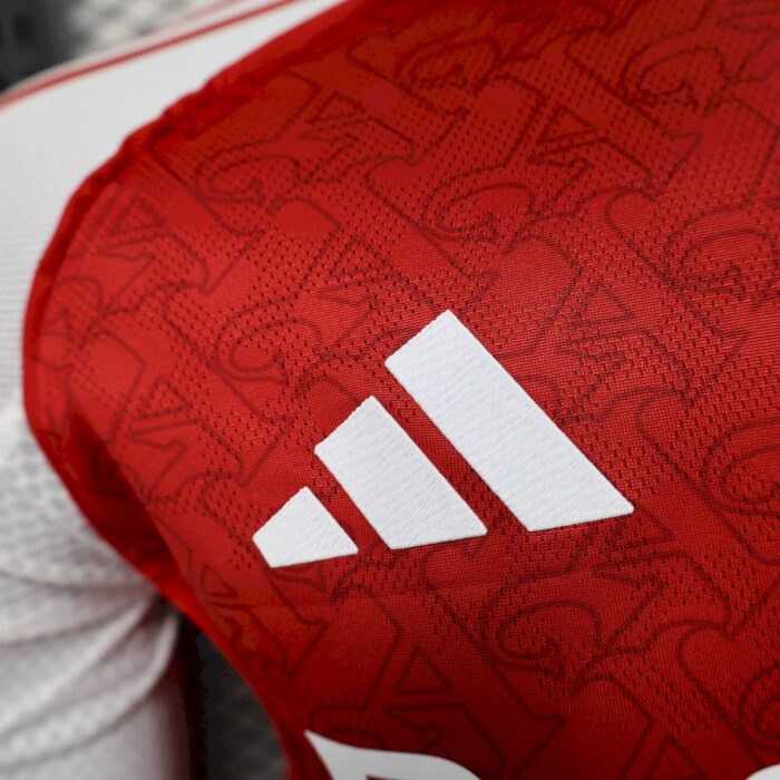 Mens Arsenal 2025/26 Home Long Sleeve Jersey Player Version 2