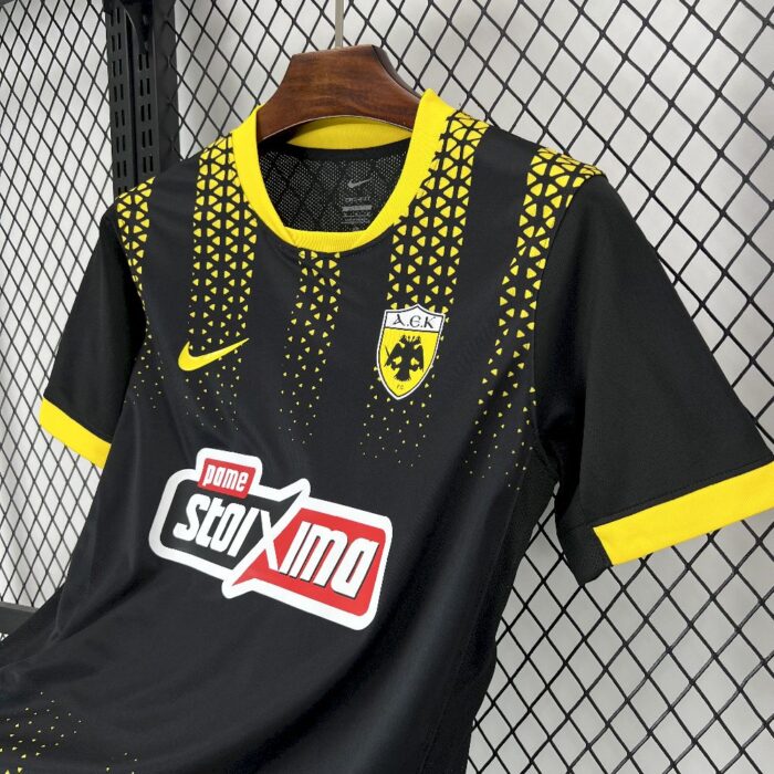 Mens AEK Athens 2025/26 Away Jersey 3