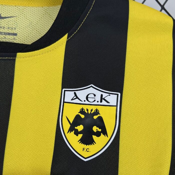 Mens AEK Athens 2025/26 Home Jersey 6