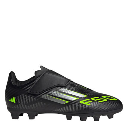 adidas F50 Junior Firm Ground Football Boots – Black/Lemon