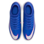 Nike Mercurial Superfly 10 Turf Football Boots – Blue/Wht/Pink – view 6