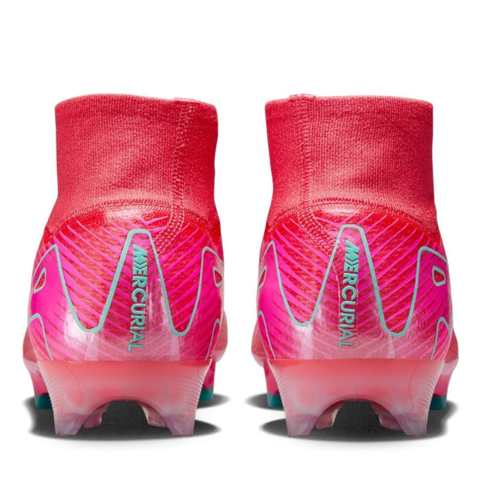 Nike Mercurial Superfly 10 Firm Ground Football Boots – Red/Green – view 5