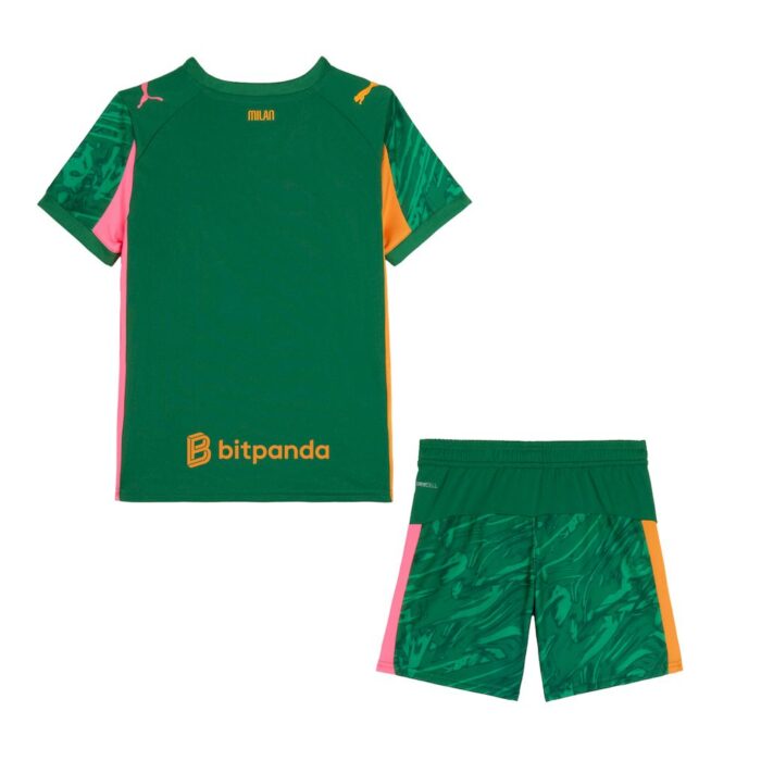 Kids AC Milan 2025/26 Goalkeeper Kit 1