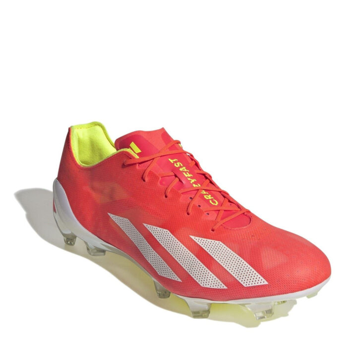 adidas X Crazyfast+ Firm Ground Football Boots – Red/Wht/Yellow – view 3