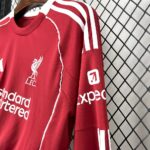 Mens Liverpool 2025/26 Home Long Sleeve Jersey 2