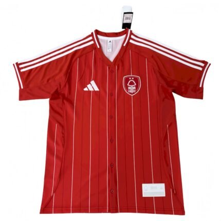 Mens Nottingham Forest 2025/26 Baseball Jersey