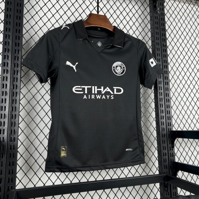 Kids Manchester City 2025/26 Away Kit 5