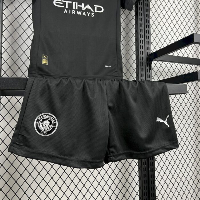 Kids Manchester City 2025/26 Away Kit 6