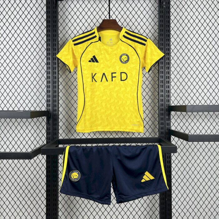 Kids Al-Nassr FC 2025/26 Home Kit 3