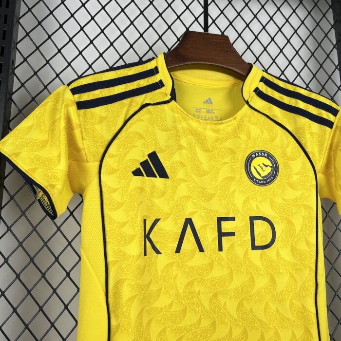 Kids Al-Nassr FC 2025/26 Home Kit 6