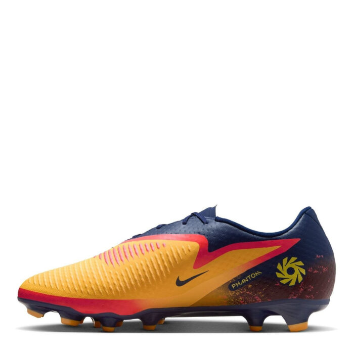 Nike Phantom 6 Low Firm Ground Football Boots – Orange/Volt – view 2