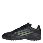 adidas F50 Messi Junior Turf Football Boots – Black/Lemon – view 2