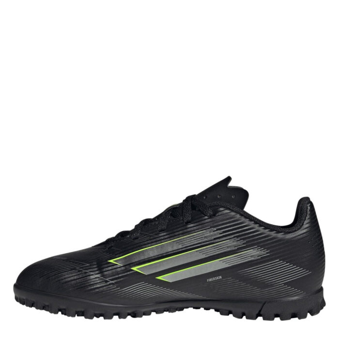 adidas F50 Messi Junior Turf Football Boots – Black/Lemon – view 2