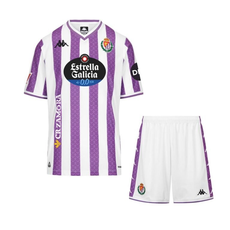 Kids Real Valladolid 2025/26 Home Kit