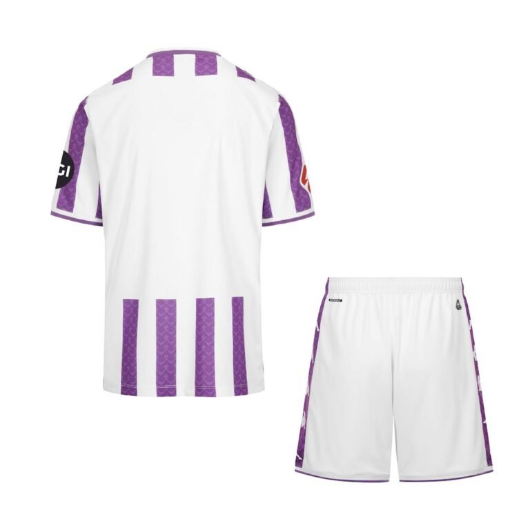 Kids Real Valladolid 2025/26 Home Kit 1