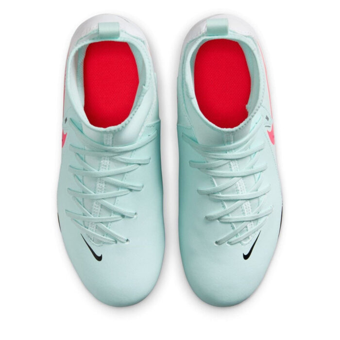 Nike Phantom Luna Ii Junior Firm Ground Football Boots – Mint/Red - Image 6