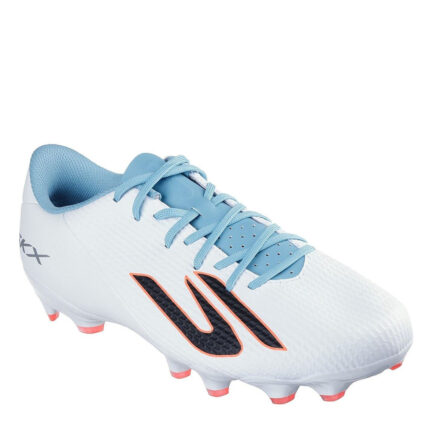 Skechers Skx.2 Firm Ground Football Boots – White/Blue