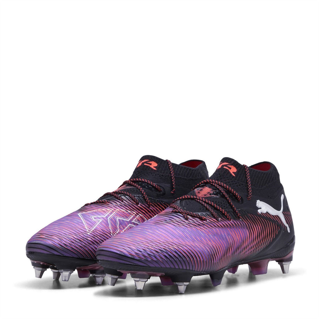 Puma Future 8 Soft Ground Football Boots – Black/Purple