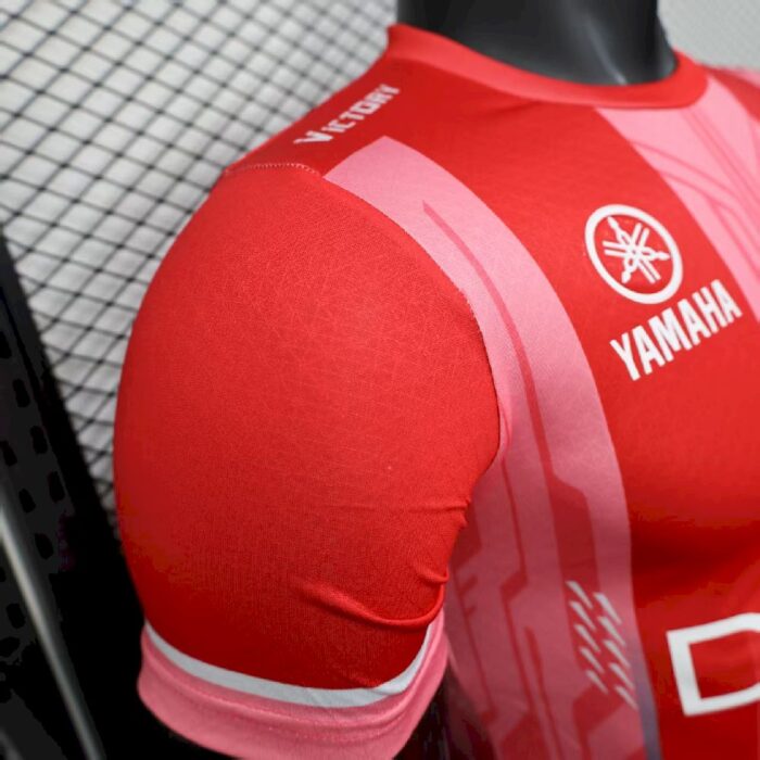 Mens Olympique Marseille 2025/26 Red Jersey Player Version 5